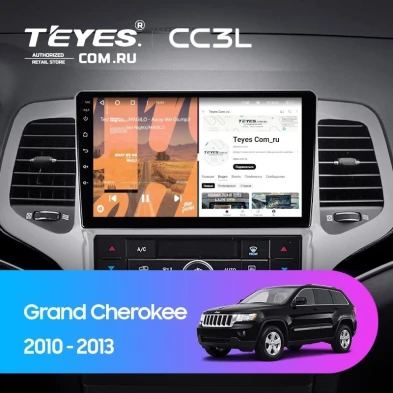 Штатная магнитола Teyes CC3L 4/64 Jeep Grand Cherokee WK2 (2010-2013)