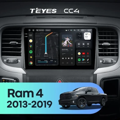 Штатная магнитола Teyes CC4 6/64 Dodge Ram 4 DJ DS (2013-2019) F2
