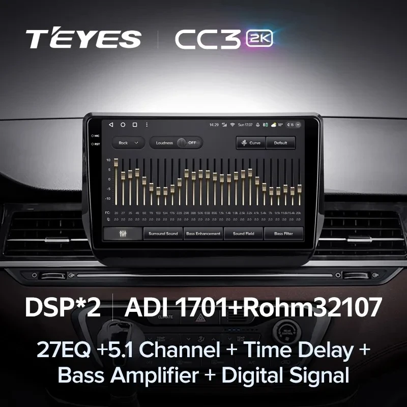 Штатная магнитола Teyes CC3 2K 6/128 Hyundai H1 2 Grand Starex TQ (2017-2022)