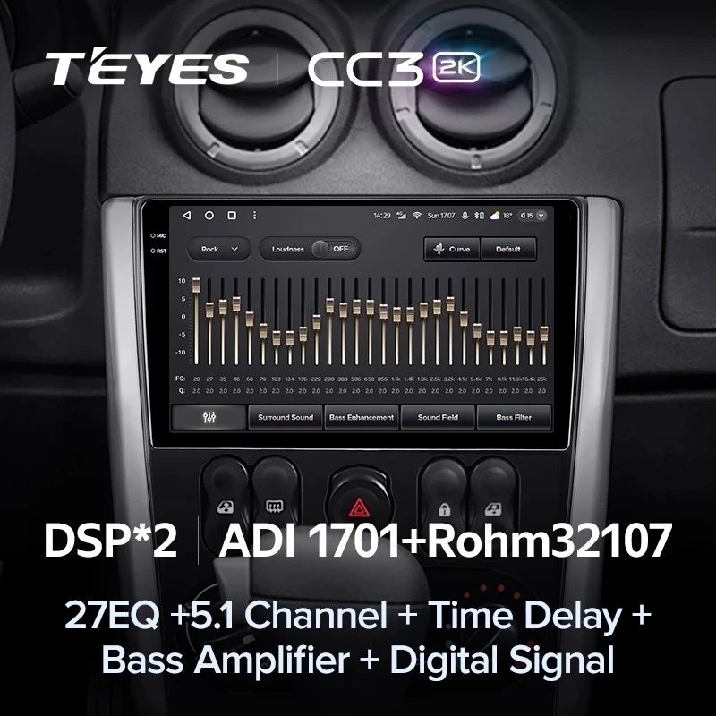 Штатная магнитола Teyes CC3 2K 4/32 Nissan Almera 3 G15 (2012-2019) F2