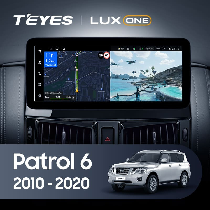Штатная магнитола Teyes LUX ONE 4/64 Nissan Patrol 6 Y62 (2010-2020)