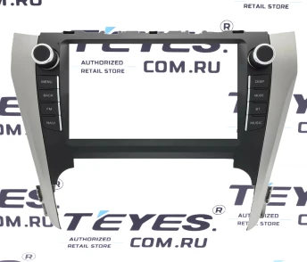 Переходная рамка Toyota Camry 7 XV 50 (2011-2014) (F3 - с кнопками) (9")