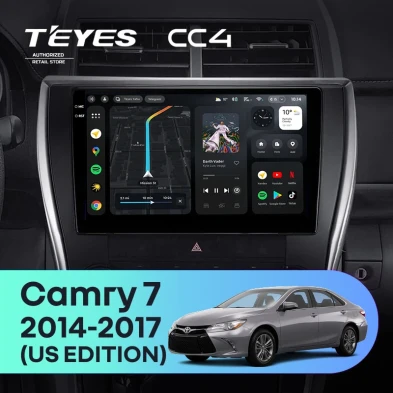 Штатная магнитола Teyes CC4 6/64 Toyota Camry 7 XV 50 55 (2014-2017) (North America) F5