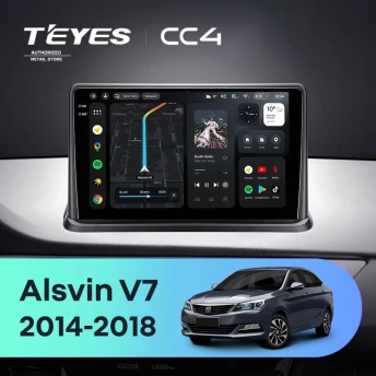 Штатная магнитола Teyes CC4 6/64 Changan Alsvin V7 (2014-2018)