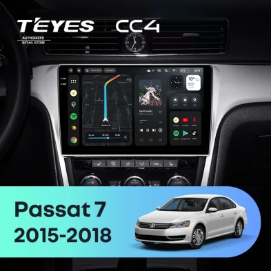 Штатная магнитола Teyes CC4 6/64 Volkswagen Passat 7 B7 NMS (2015-2018) F2