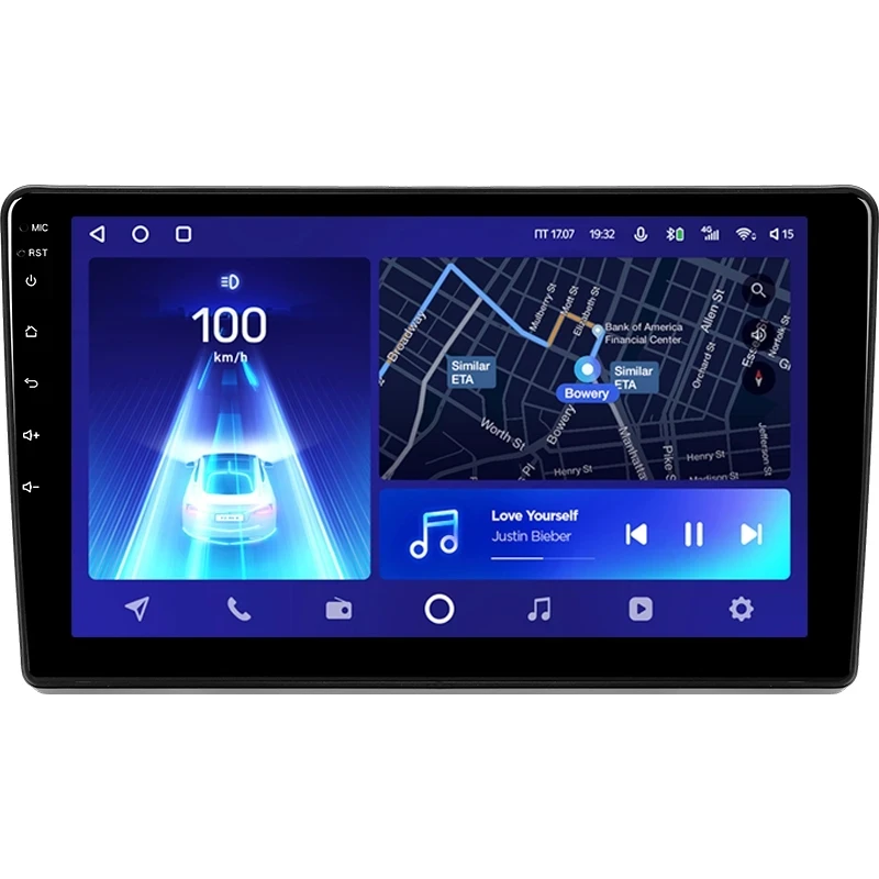 Переходная рамка Citroen Berlingo 2 B9 (2008-2019) (9")