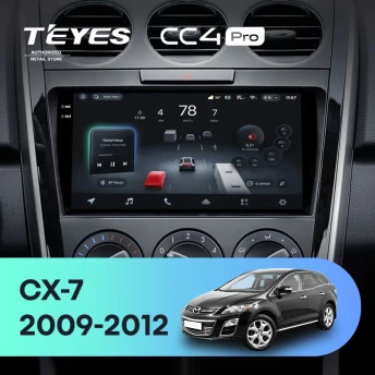 Штатная магнитола Teyes CC4 Pro 8/128 Mazda CX7 CX-7 CX 7 ER (2009-2012)