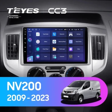 Штатная магнитола Teyes CC3 4/32 Nissan NV200 M20 (2009-2023) F1