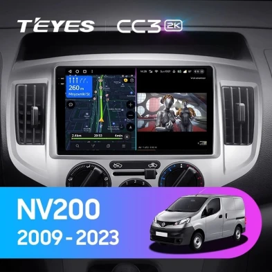 Штатная магнитола Teyes CC3 2K 4/64 Nissan NV200 M20 (2009-2023) F1