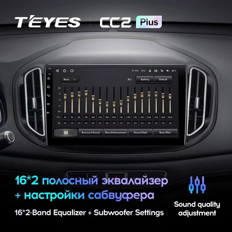 Штатная магнитола Teyes CC2 Plus 4/32 Chery Tiggo 7 (2016-2020) F2