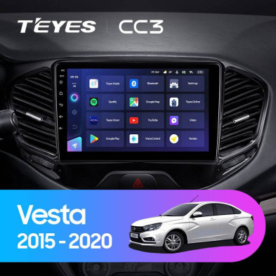 Штатная магнитола Teyes CC3 4/32 Lada Vesta Cross Sport (2015-2022) F1