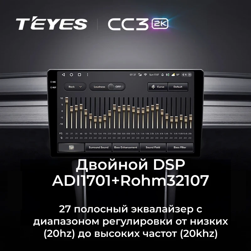 Штатная магнитола Teyes CC3 2K 6/128 Peugeot Expert (2016-2026)