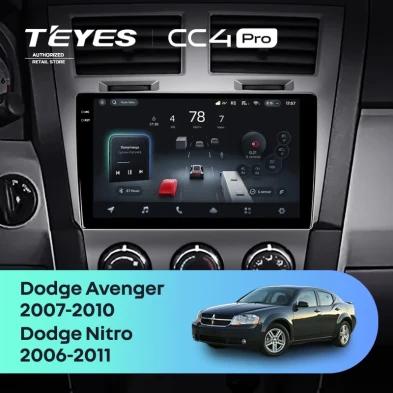 Штатная магнитола Teyes CC4 Pro 8/128 Dodge Avenger JS (2007-2010)