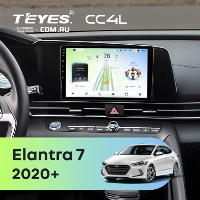 Штатная магнитола Teyes CC4L 6/64 Hyundai Elantra 7 (2020-2026)
