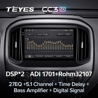 Штатная магнитола Teyes CC3 2K 360 6/128 Chevrolet Colorado 2 (2014-2022)