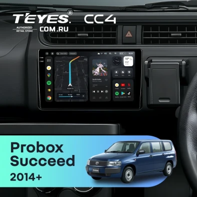 Штатная магнитола Teyes CC4 8/128 Toyota Probox (2014-2026)