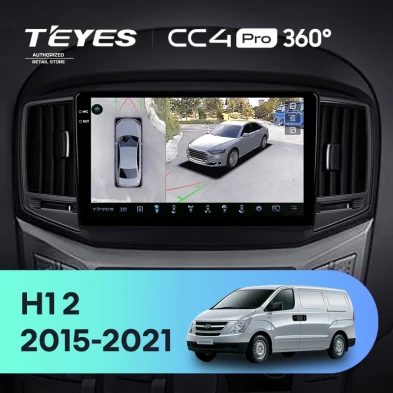 Штатная магнитола Teyes CC4 Pro 360 12/256 Hyundai H1 2 (2015-2021) F2