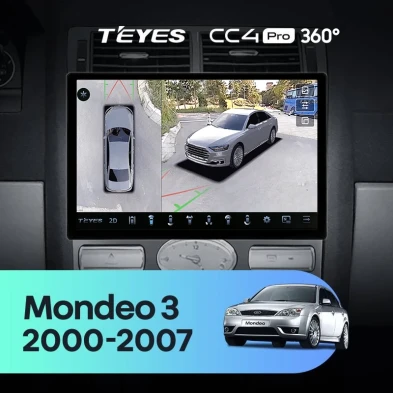 Штатная магнитола Teyes CC4 Pro 360 8/128 Ford Mondeo 3 (2000-2007) F2 (11")