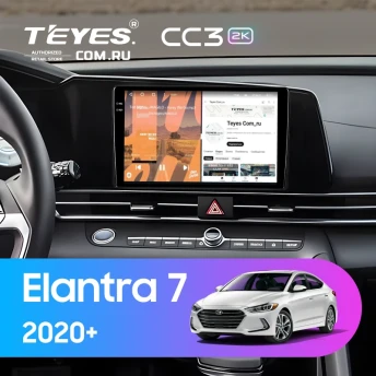 Штатная магнитола Teyes CC3 2K 360 6/128 Hyundai Elantra 7 (2020-2026)