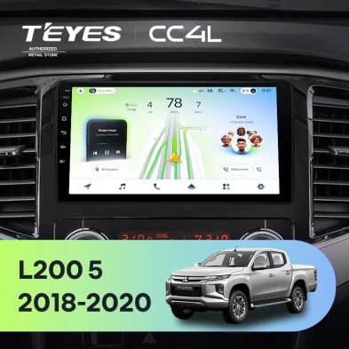 Штатная магнитола Teyes CC4L 6/64 Mitsubishi L200 5 (2018-2020) F1