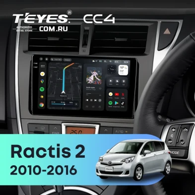 Штатная магнитола Teyes CC4 8/128 Toyota Ractis 2 (2010-2016)