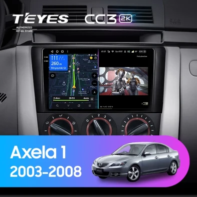 Штатная магнитола Teyes CC3 2K 6/128 Mazda Axela 1 (2003-2008)