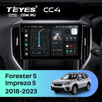 Штатная магнитола Teyes CC4 6/64 Subaru Forester 5 (2018-2023)