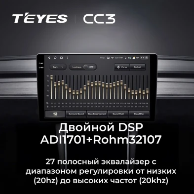 Штатная магнитола Teyes CC3 4/32 Lexus LX470 (2002-2007) F2 Тип-C