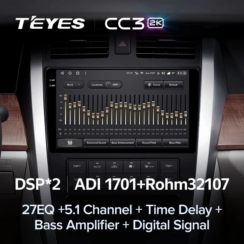 Штатная магнитола Teyes CC3 2K 360 6/128 Nissan Teana J31 (2003-2008) F2