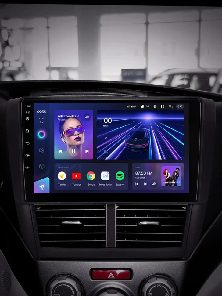 Штатная магнитола Teyes CC3 4/32 Subaru Impreza GH GE (2007-2011)