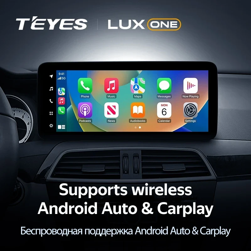 Штатная магнитола Teyes LUX ONE 4/64 Mercedes-Benz C-Class W204 C204 S204 (NTG 4.0) (2011-2015) Universal