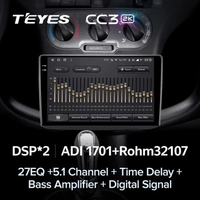 Штатная магнитола Teyes CC3 2K 360 6/128 Toyota Vitz XP10 (1999-2005) F1