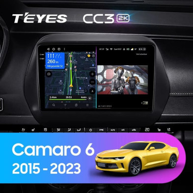 Штатная магнитола Teyes CC3 2K 4/64 Chevrolet Camaro 6 (2015-2023)