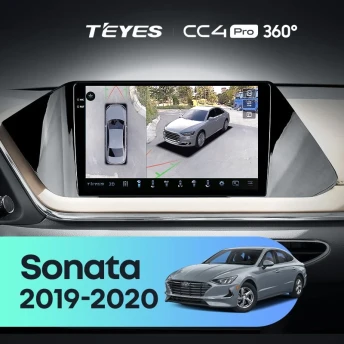 Штатная магнитола Teyes CC4 Pro 360 8/128 Hyundai Sonata DN8 (2019-2020) Тип-A