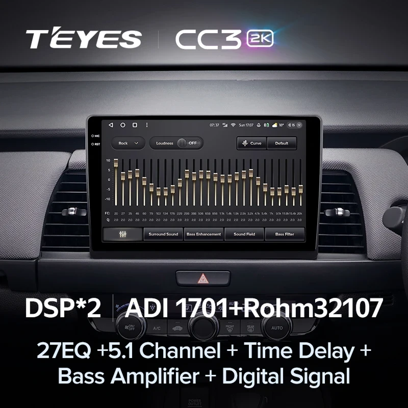 Штатная магнитола Teyes CC3 2K 4/32 Honda Jazz 4 (2020-2024) Тип-A Правый руль