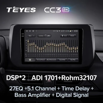 Штатная магнитола Teyes CC3 2K 6/128 Suzuki Swift 6 (2023-2026)