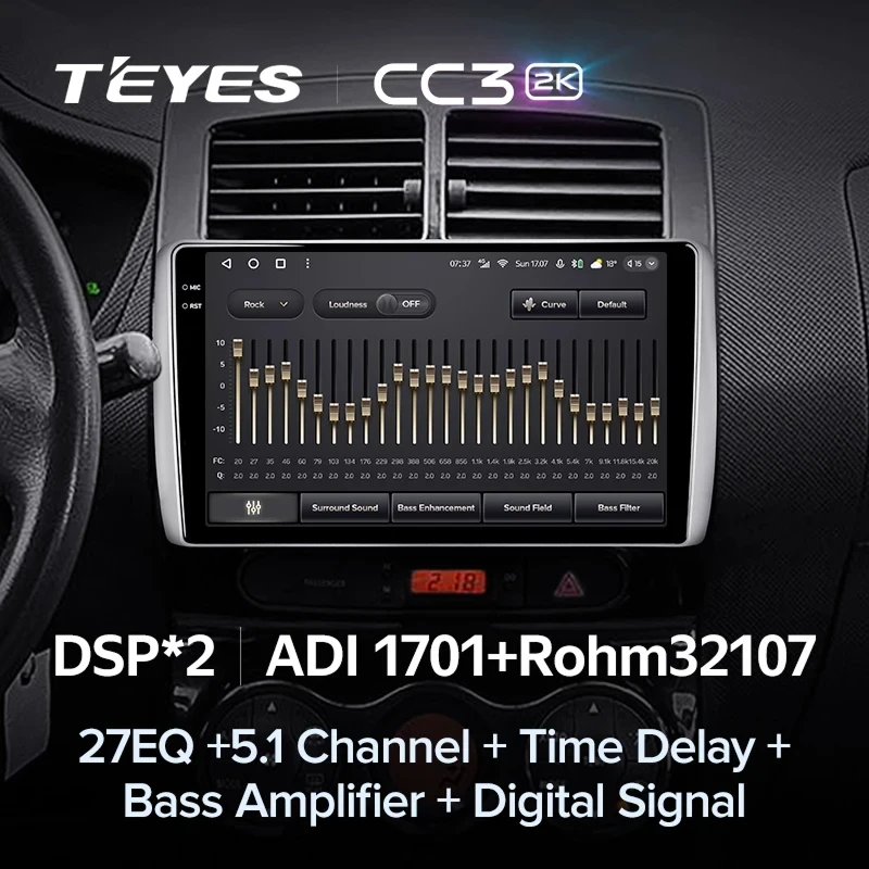 Штатная магнитола Teyes CC3 2K 6/128 Toyota Ist XP110 (2007-2016)