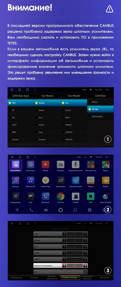Штатная магнитола Teyes CC3 2K 4/64 Toyota Camry 7 XV 50 55 (2014-2017) F4