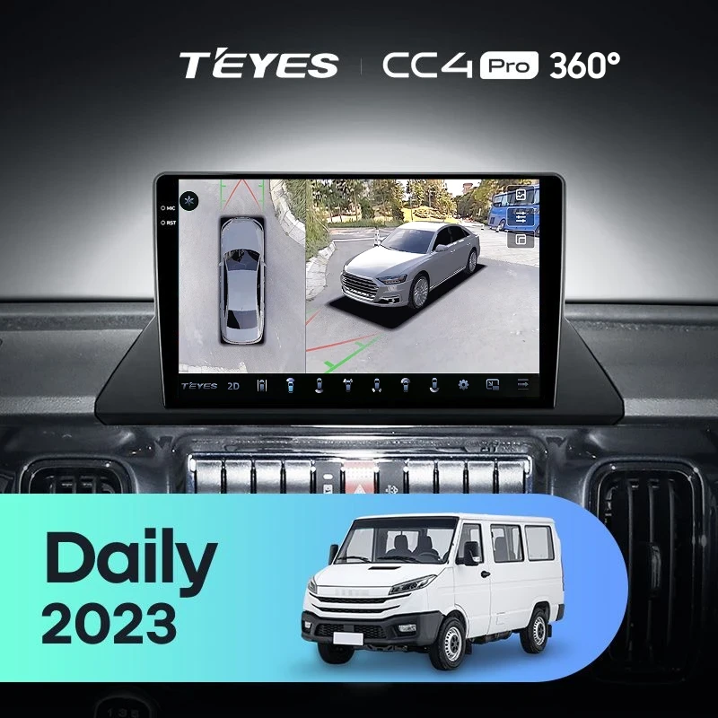Штатная магнитола Teyes CC4 Pro 360 8/128 Iveco Daily (2023-2024)