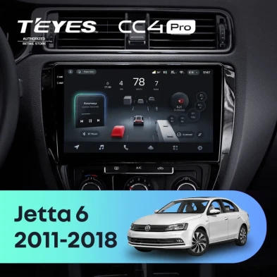 Штатная магнитола Teyes CC4 Pro 8/128 Volkswagen Jetta 6 (2011-2018)