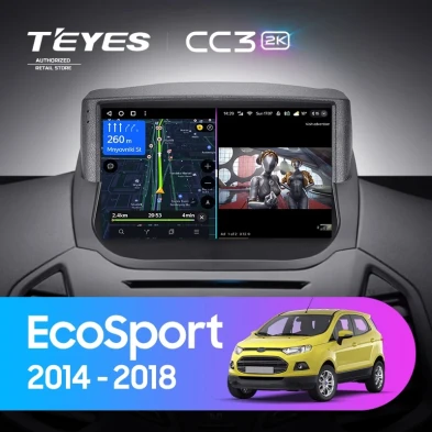 Штатная магнитола Teyes CC3 2K 360 6/128 Ford EcoSport (2014-2018) F1