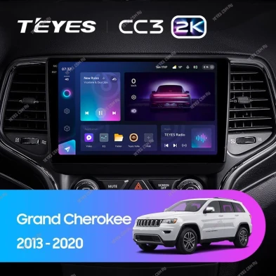 Штатная магнитола Teyes CC3 2K 4/32 Jeep Grand Cherokee WK2 (2013-2020) F1