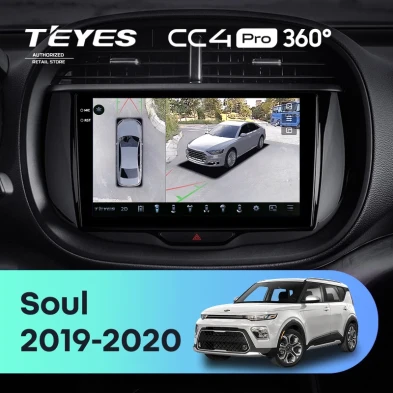 Штатная магнитола Teyes CC4 Pro 360 12/256 Kia Soul (2019-2020)