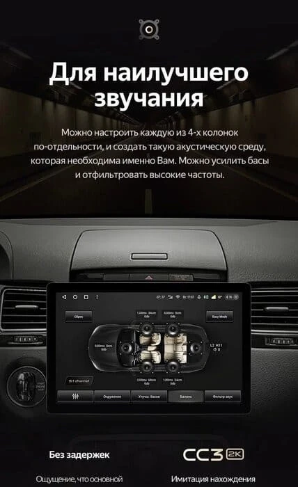 Штатная магнитола Teyes CC3 2K 4/32 Volkswagen Touareg FL NF (2010-2018) (11")