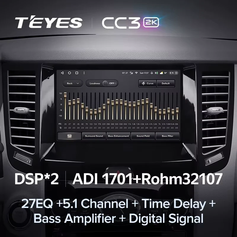 Штатная магнитола Teyes CC3 2K 6/128 Infiniti FX35 2 (2009-2013) Тип-A
