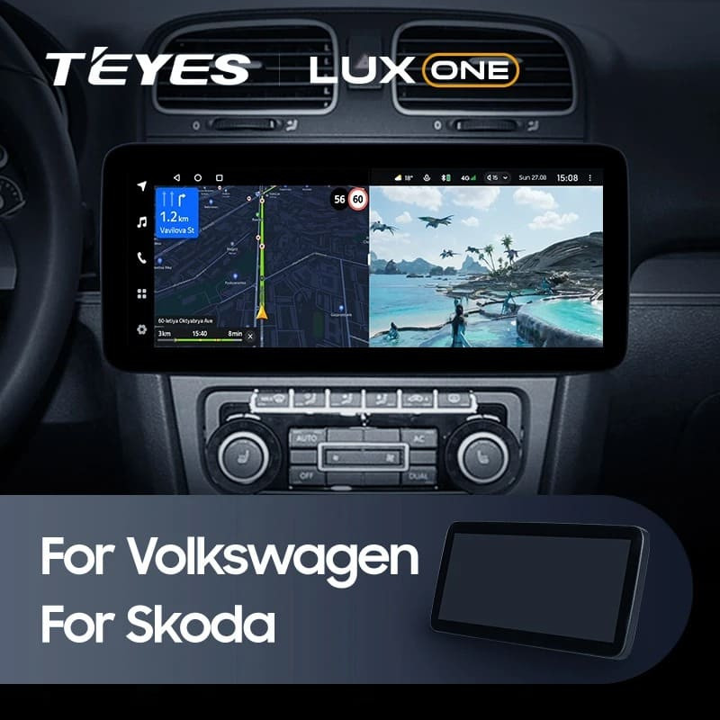 Штатная магнитола Teyes LUX ONE 4/64 Volkswagen Passat (2005-2011)