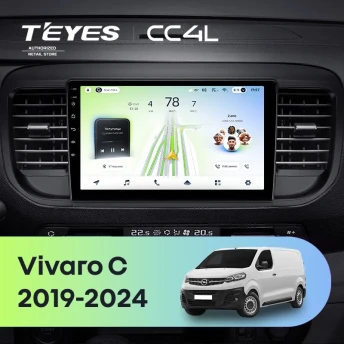 Штатная магнитола Teyes CC4L 6/64 Opel Vivaro C (2019-2024)