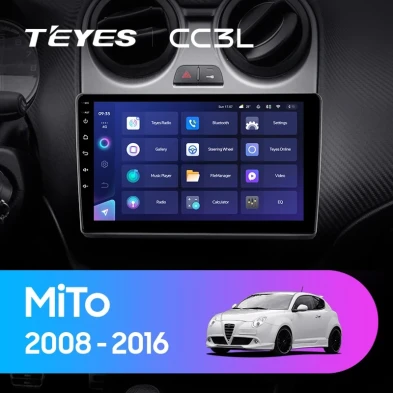 Штатная магнитола Teyes CC3L 4/64 Alfa Romeo MiTo 955 (2008-2016)