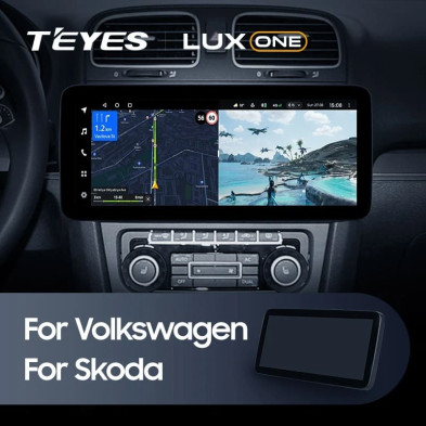 Штатная магнитола Teyes LUX ONE 4/64 Volkswagen Sharan (2010-2015)