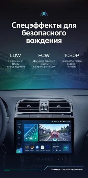 Штатная магнитола Teyes CC3 2K 4/64 Volkswagen Polo 5 (2008-2020) F1 (11")